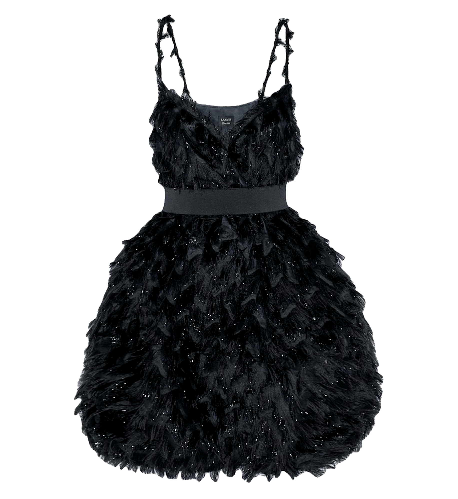 lanvin cocktail dress 2000S Lanvin Black Silk Cocktail Dress With Bow