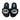 Gucci Black GG Shearling Slides 
