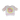 Chanel Heart Motif Pink Yellow Striped Knit Short Sleeve Sweater