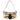 Fendi Embroidered Gold Leather Baguette