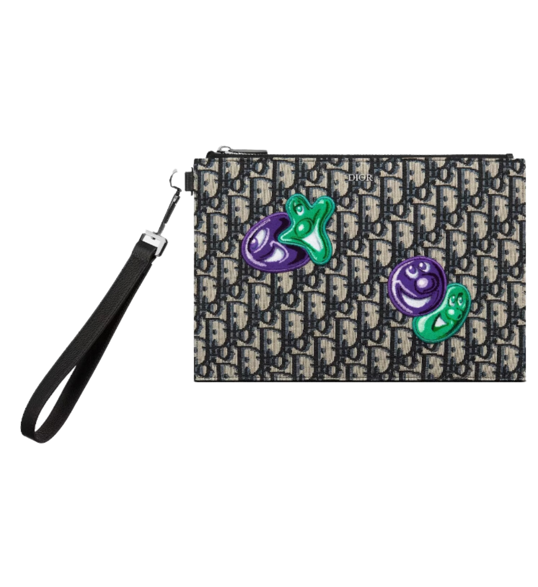 Christian Dior x Kenny Scharf Diorissimo Patch Wristlet