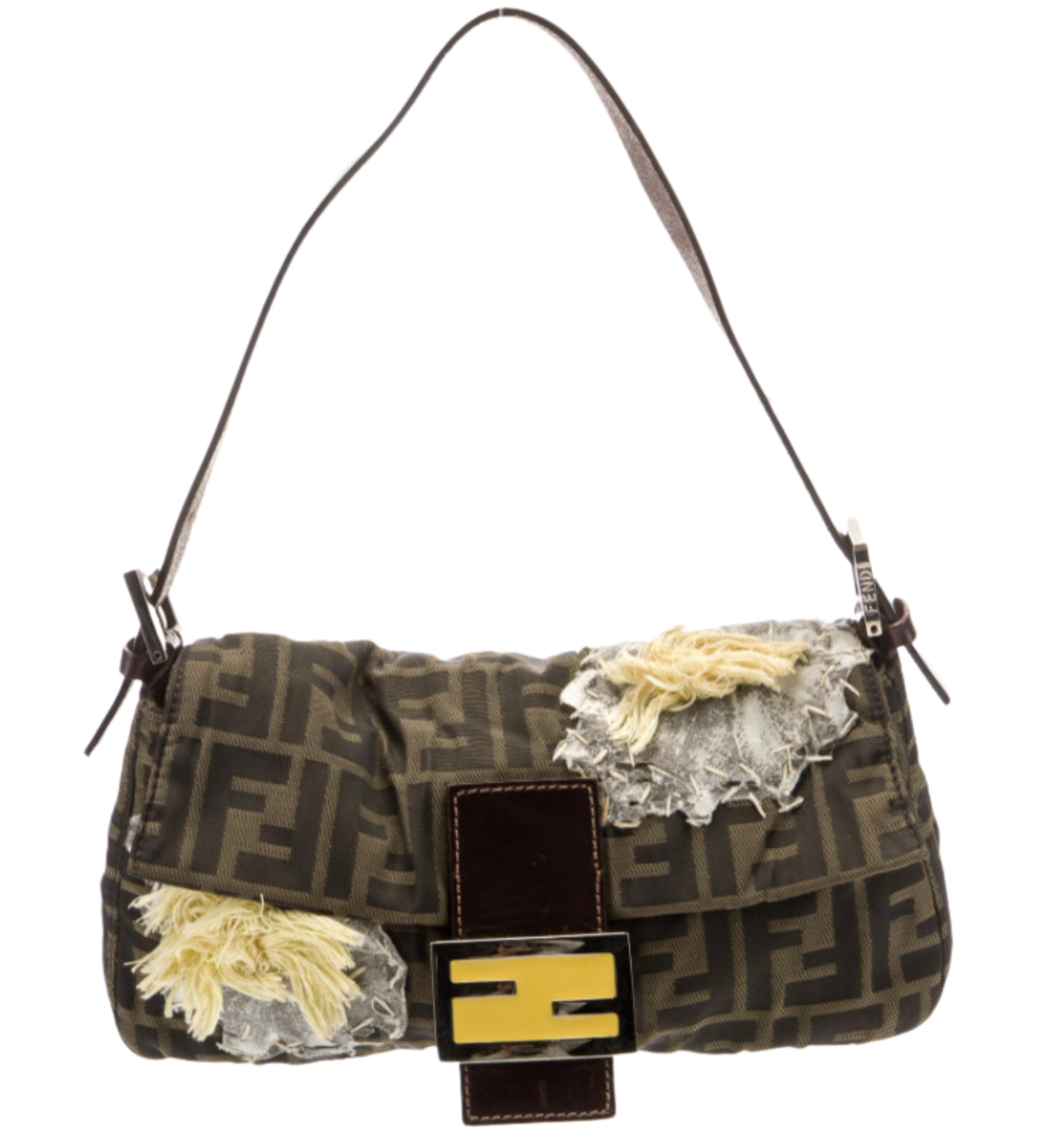 Fendi Zucca Flower Baguette