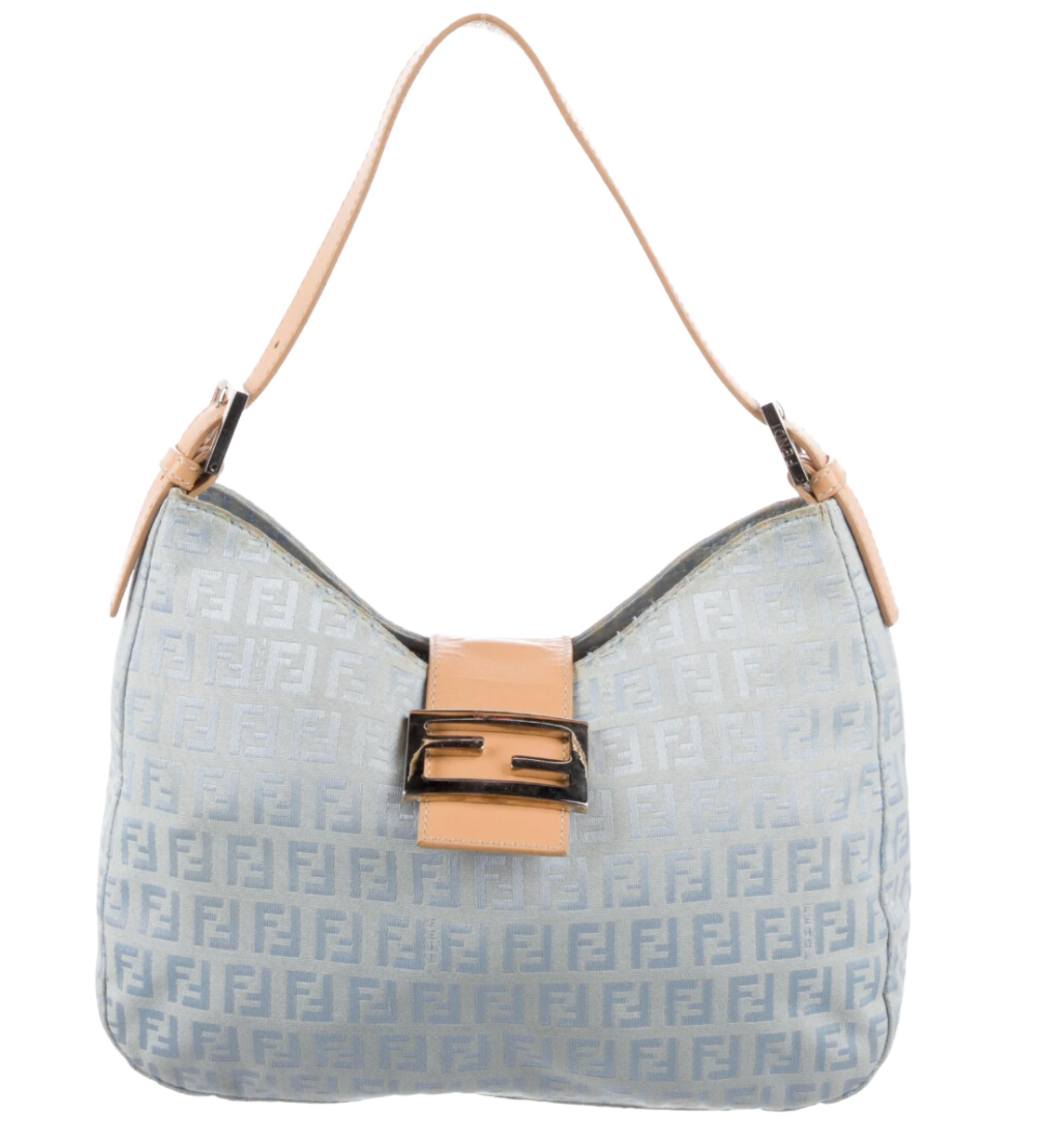 Fendi Zucchino Hobo Baguette