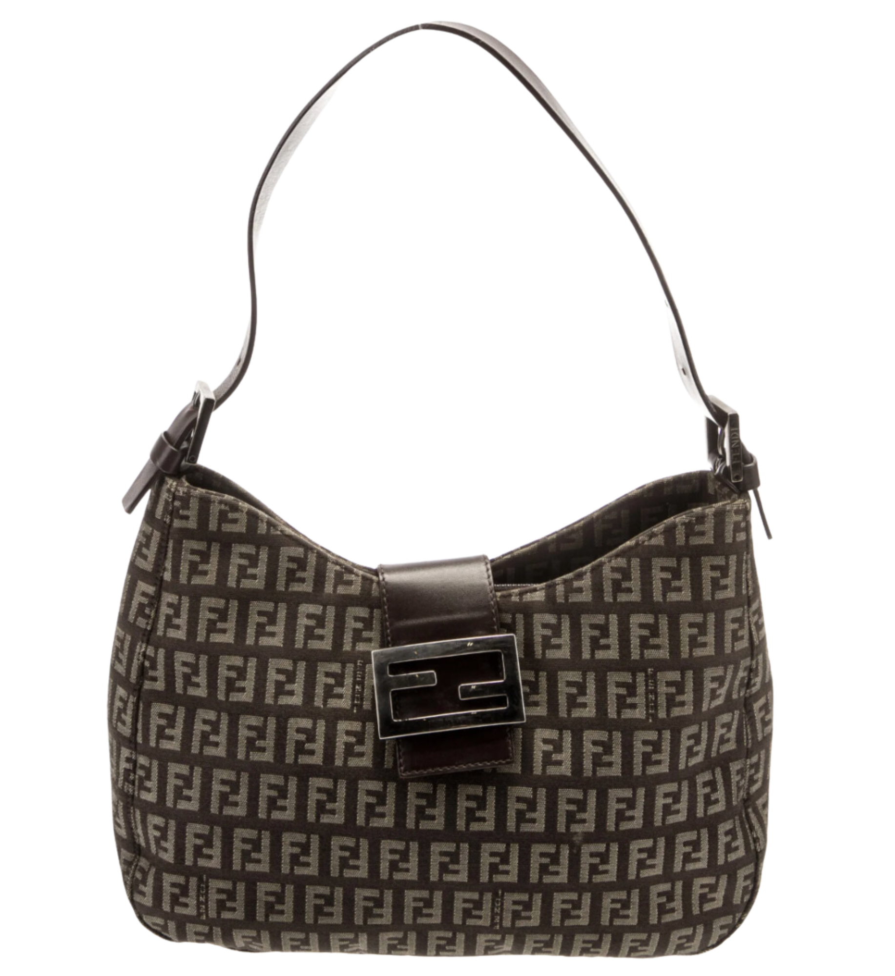 Fendi Zucchino Hobo Baguette