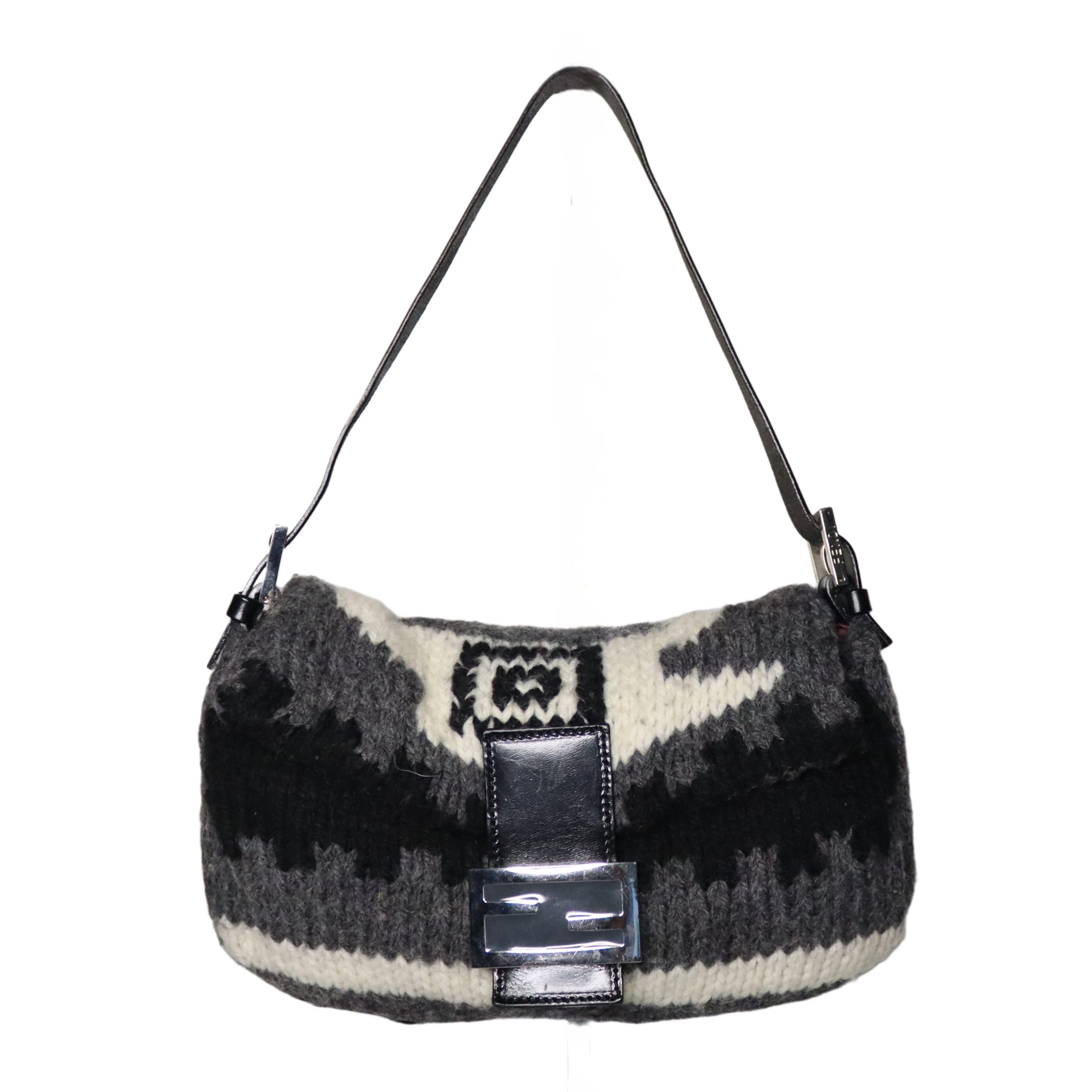 Fendi Knitted Aspen Baguette