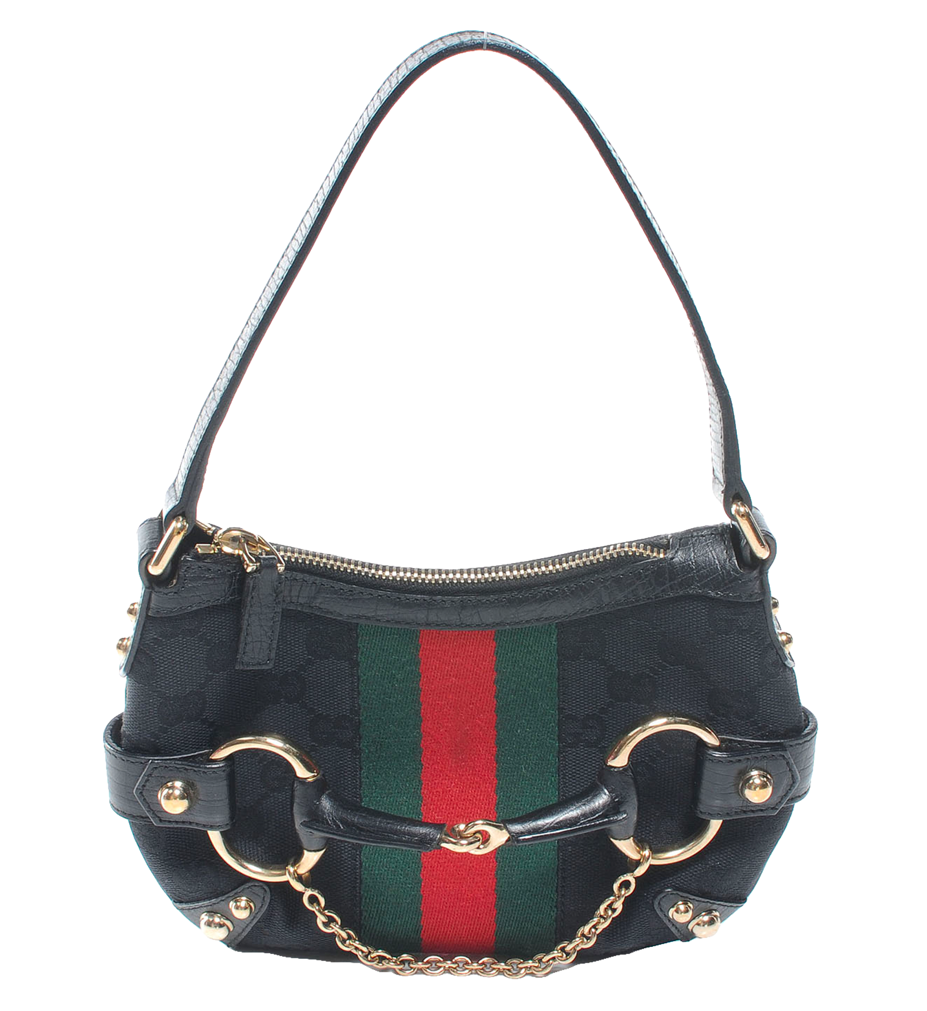 Gucci Tom Ford GG Web Horsebit Chain Small Bag