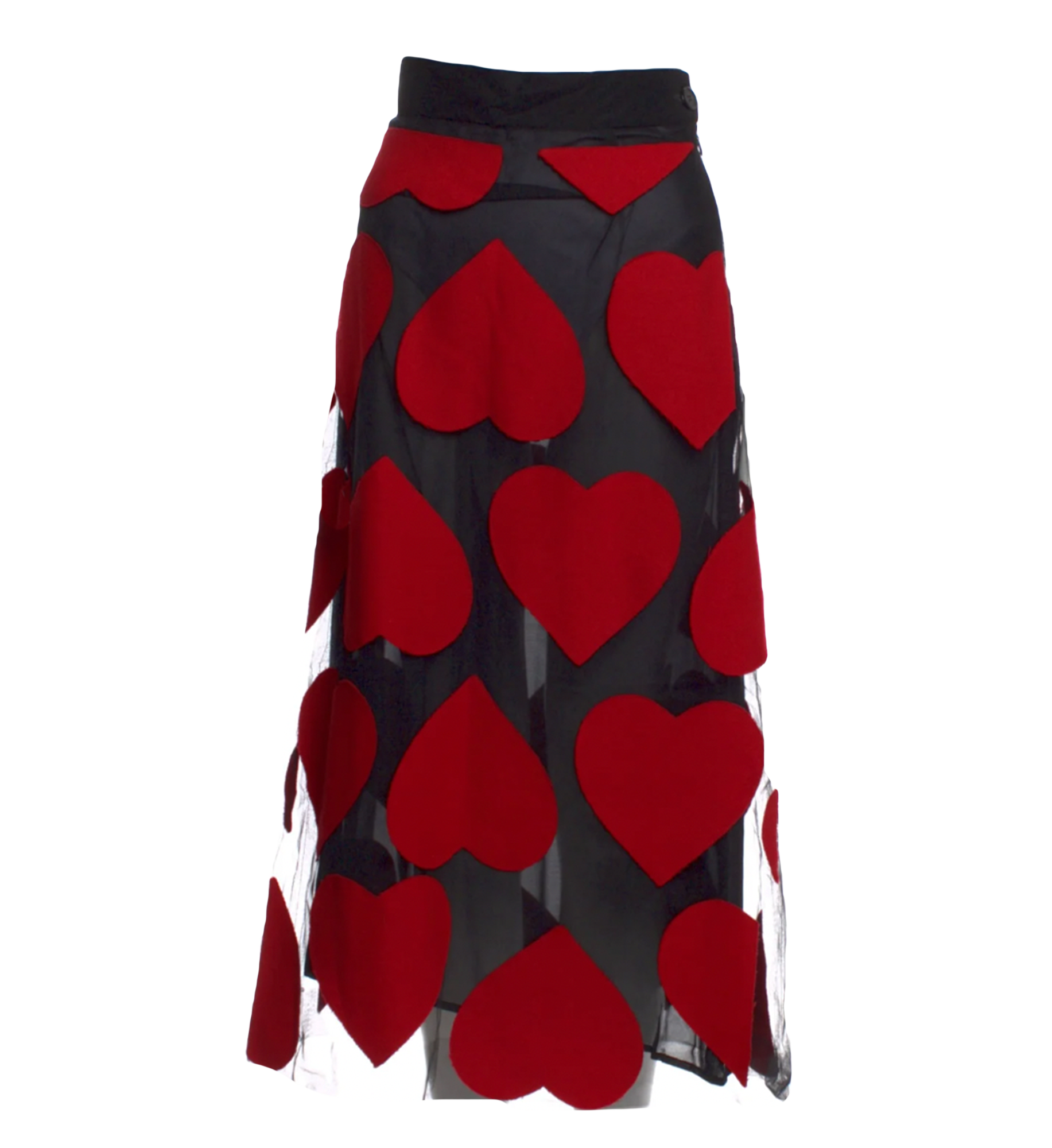 Moschino Couture Heart Maxi Skirt