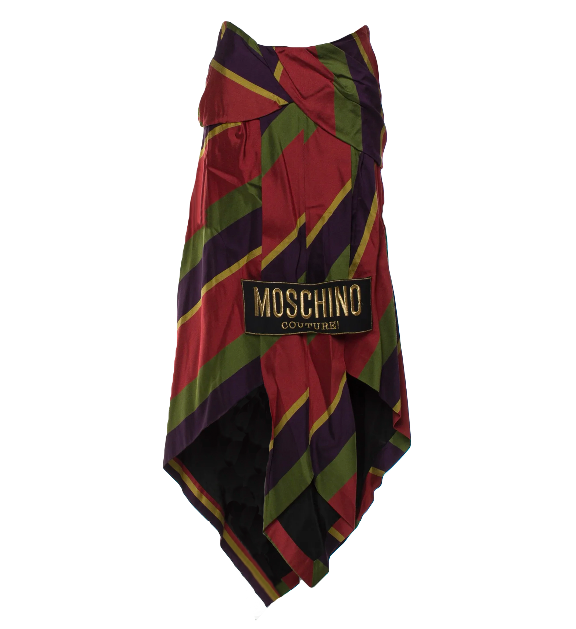 Moschino Couture "Neck-Tie" Maxi Skirt