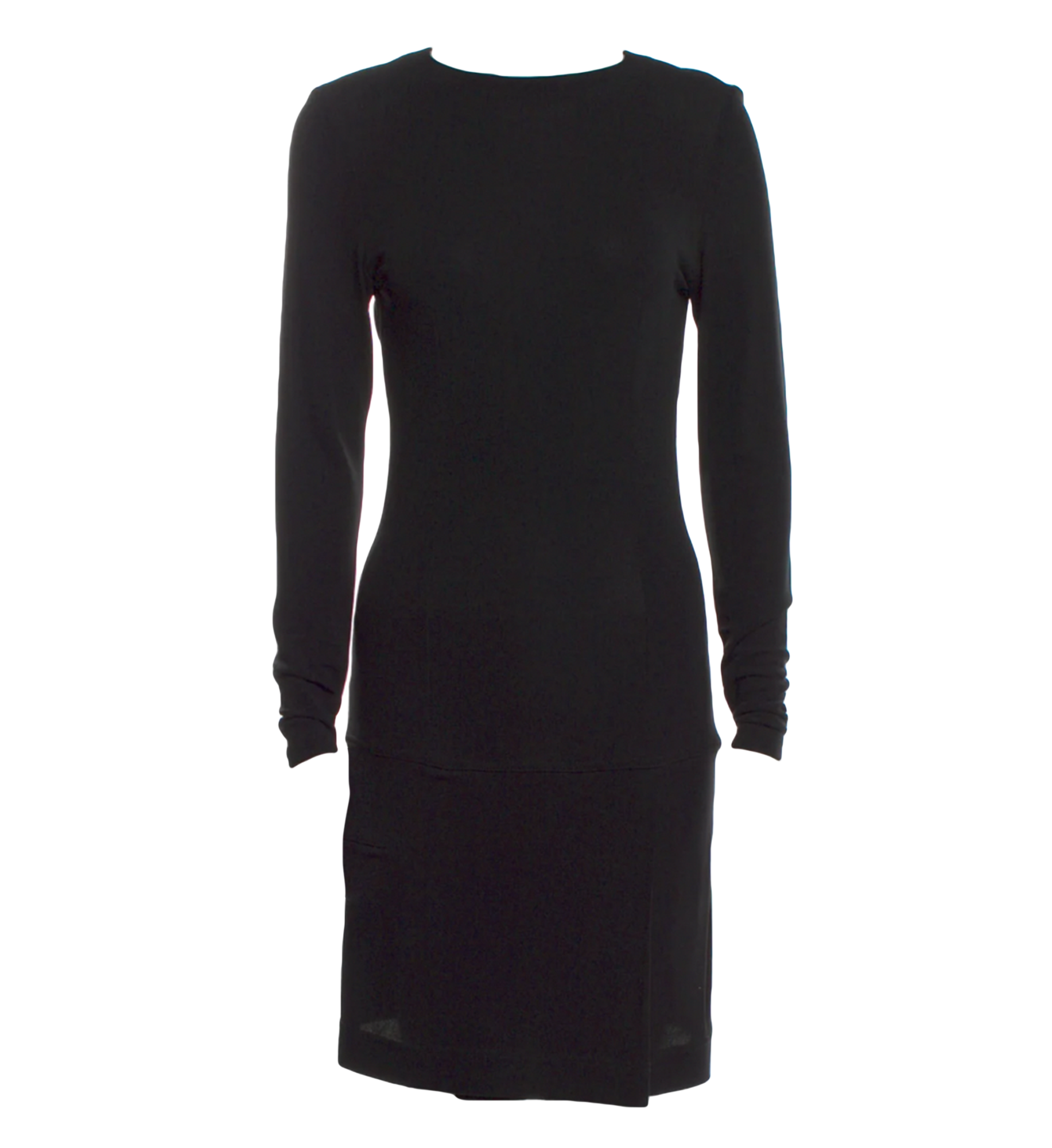 Ozbek Black Long Sleeve Dress