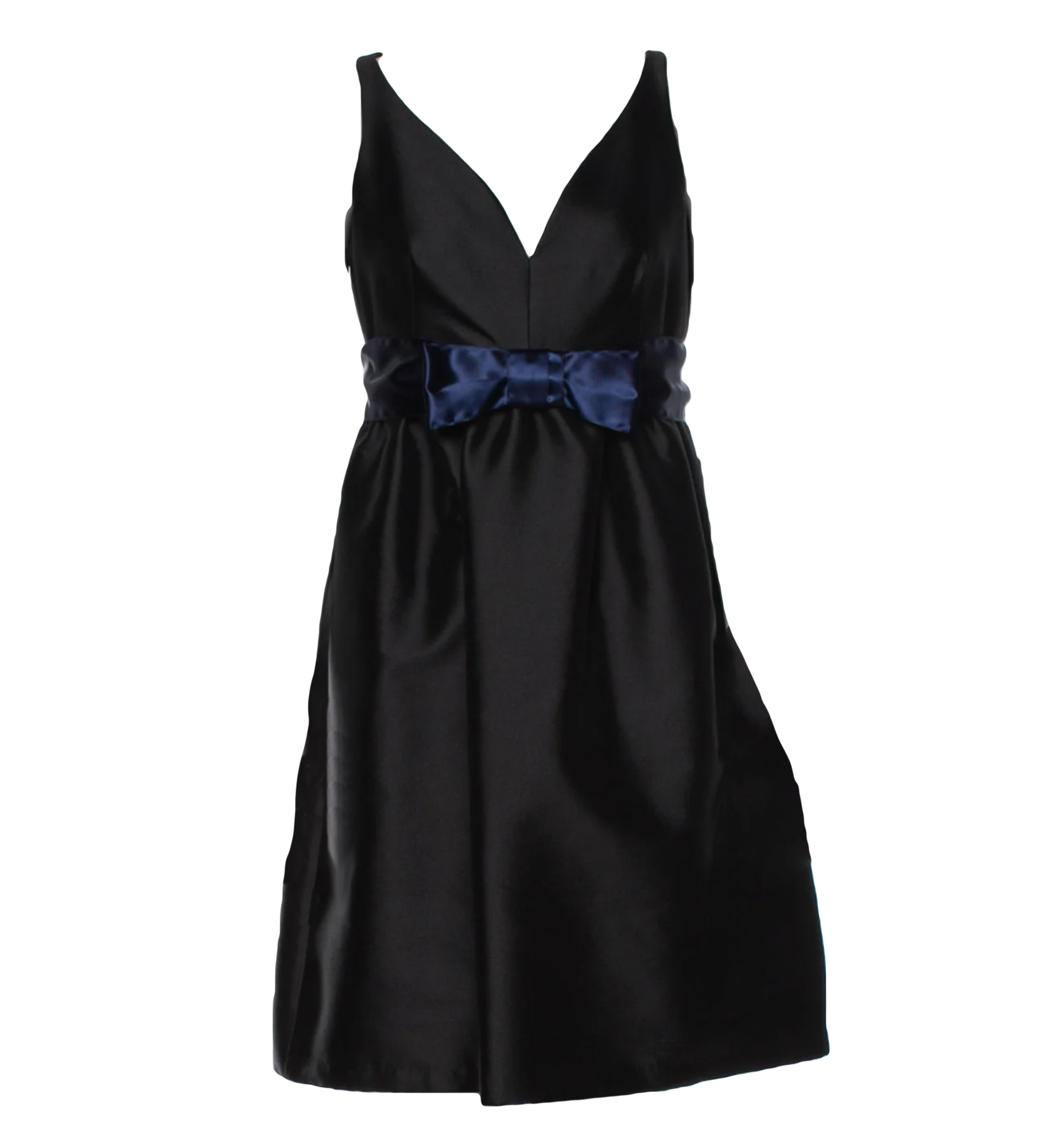 Lisa Perry Bow Sleeveless Babydoll Dress