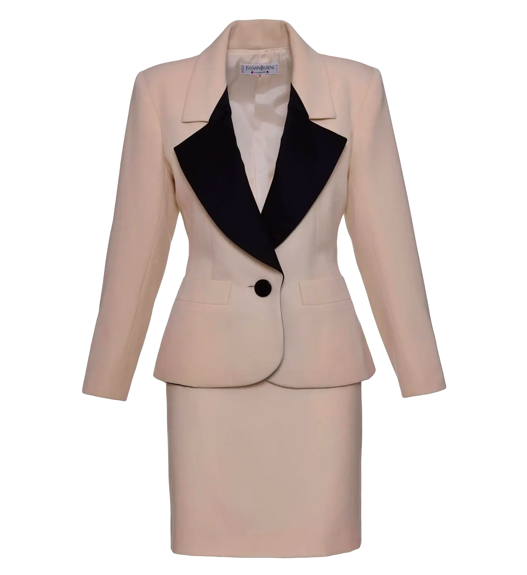 Yves Saint Laurent Blazer and Skirt Suit Set