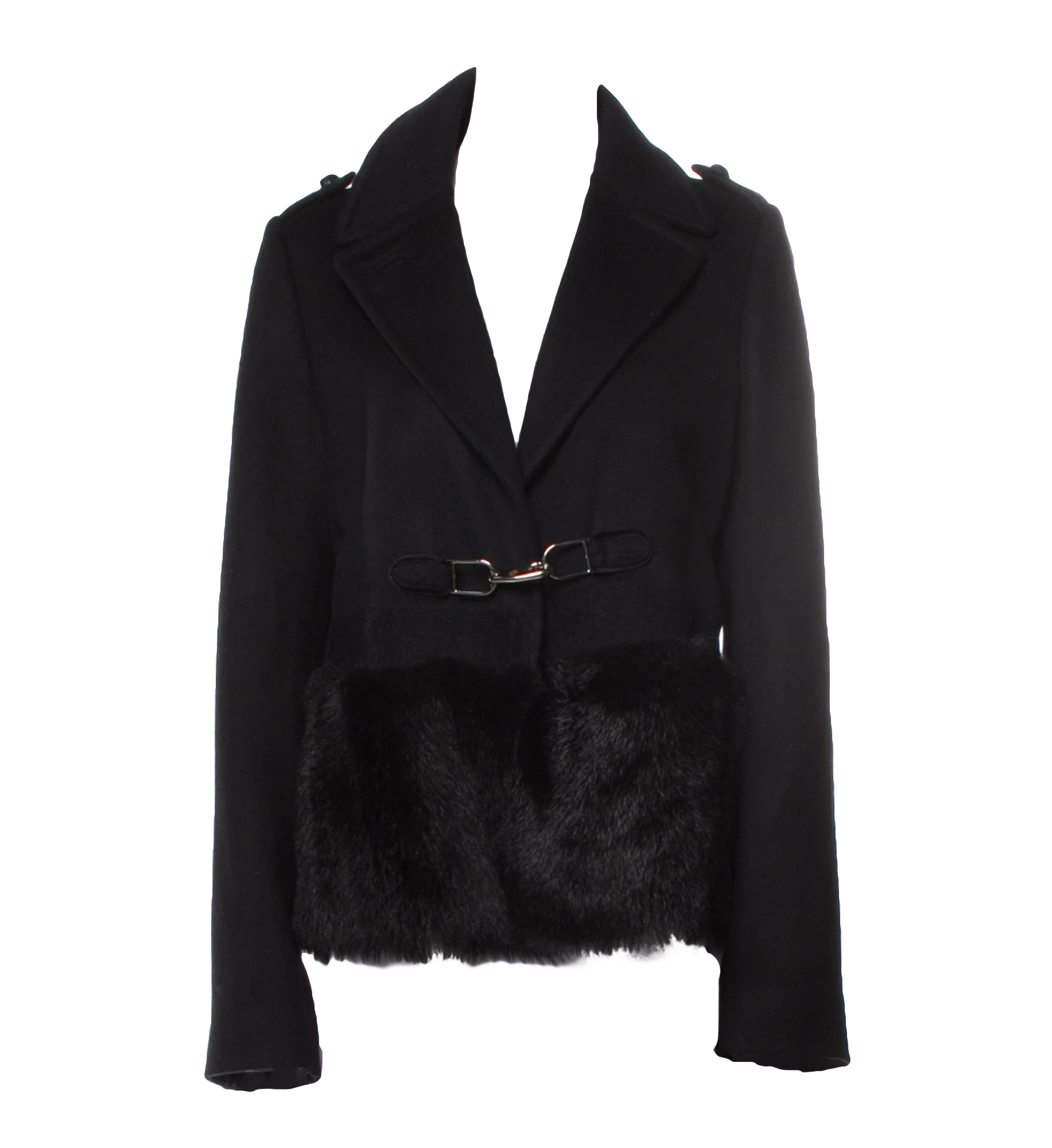 Gabriela Hearst Fur Trimmed Jacket