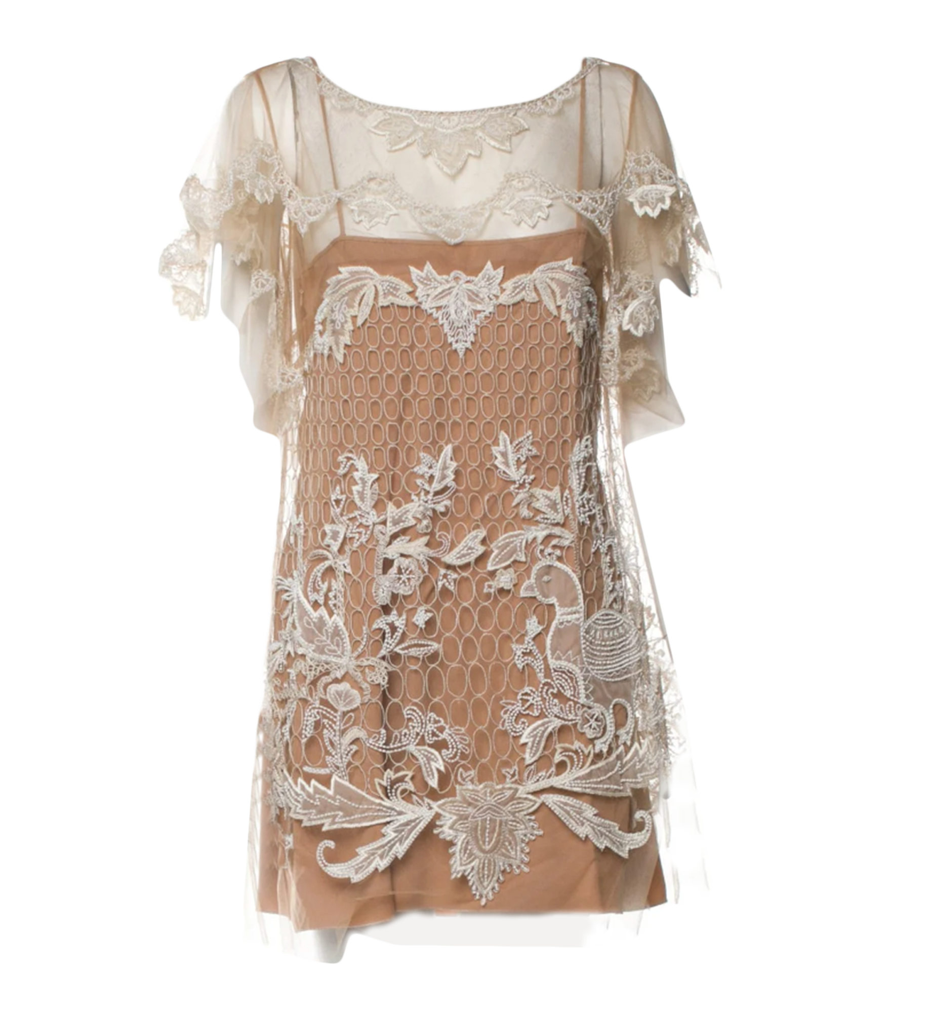 Alberta Ferretti Lace Mini Dress