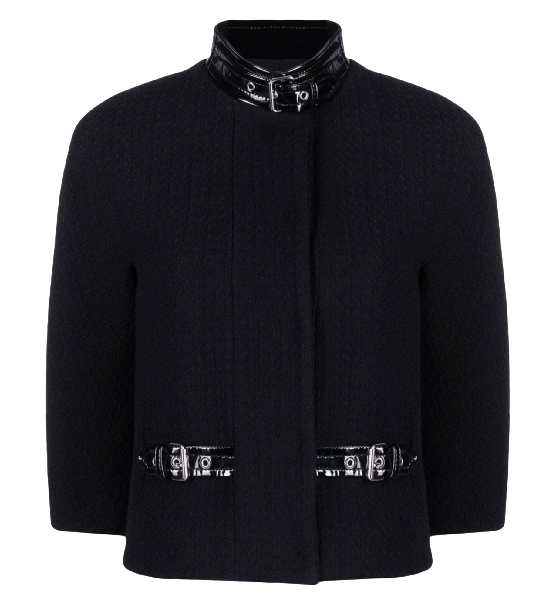 Moschino Couture Patent Trimmed Jacket