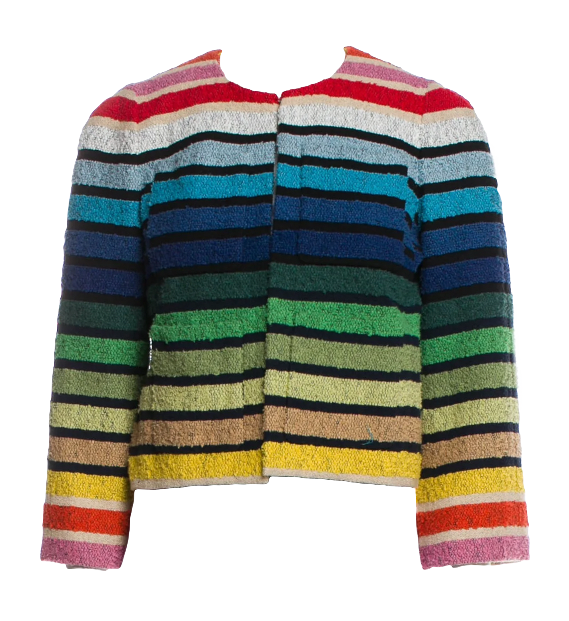 Sonia Rykiel Rainbow Striped Evening Jacket