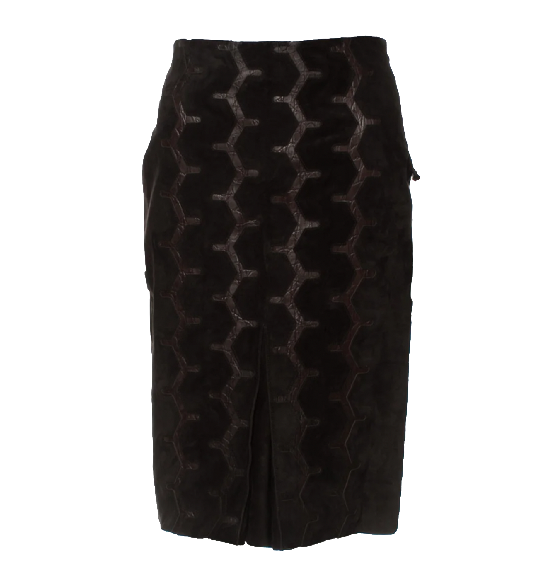 Belstaff Geometric Applique Pencil Skirt