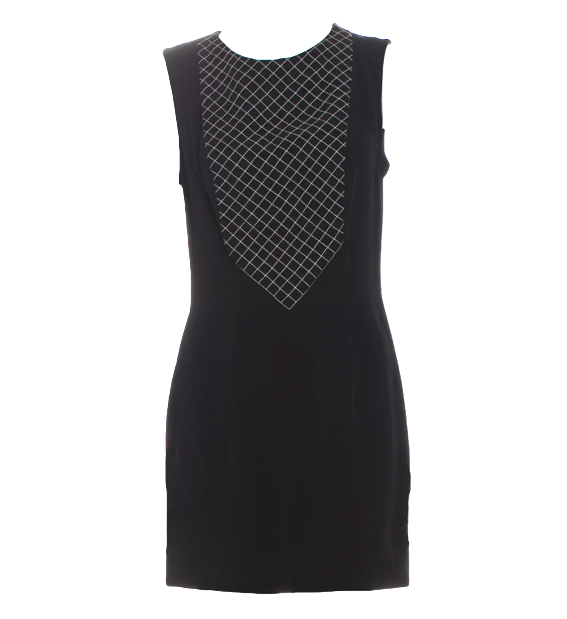 Ozbeck Vintage Diamond Quilted Sleeveless Mini Dress