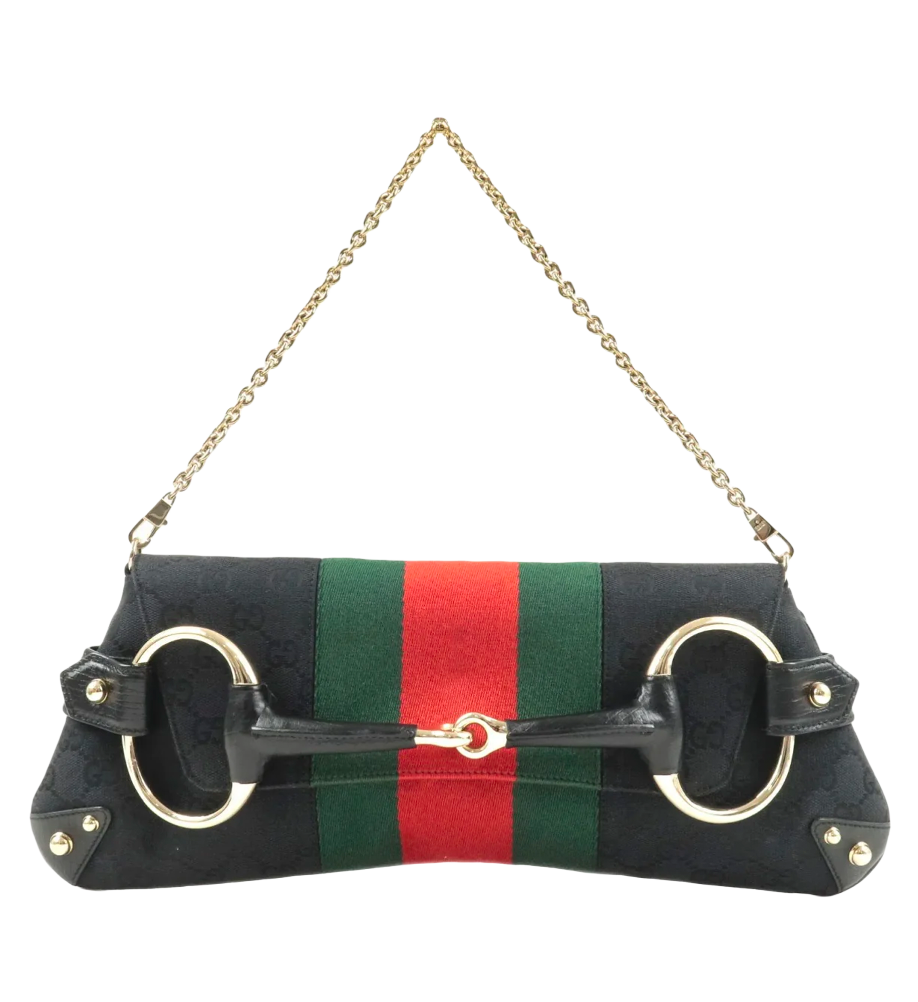 Gucci Tom Ford GG Sherry Horsebit Chain Clutch