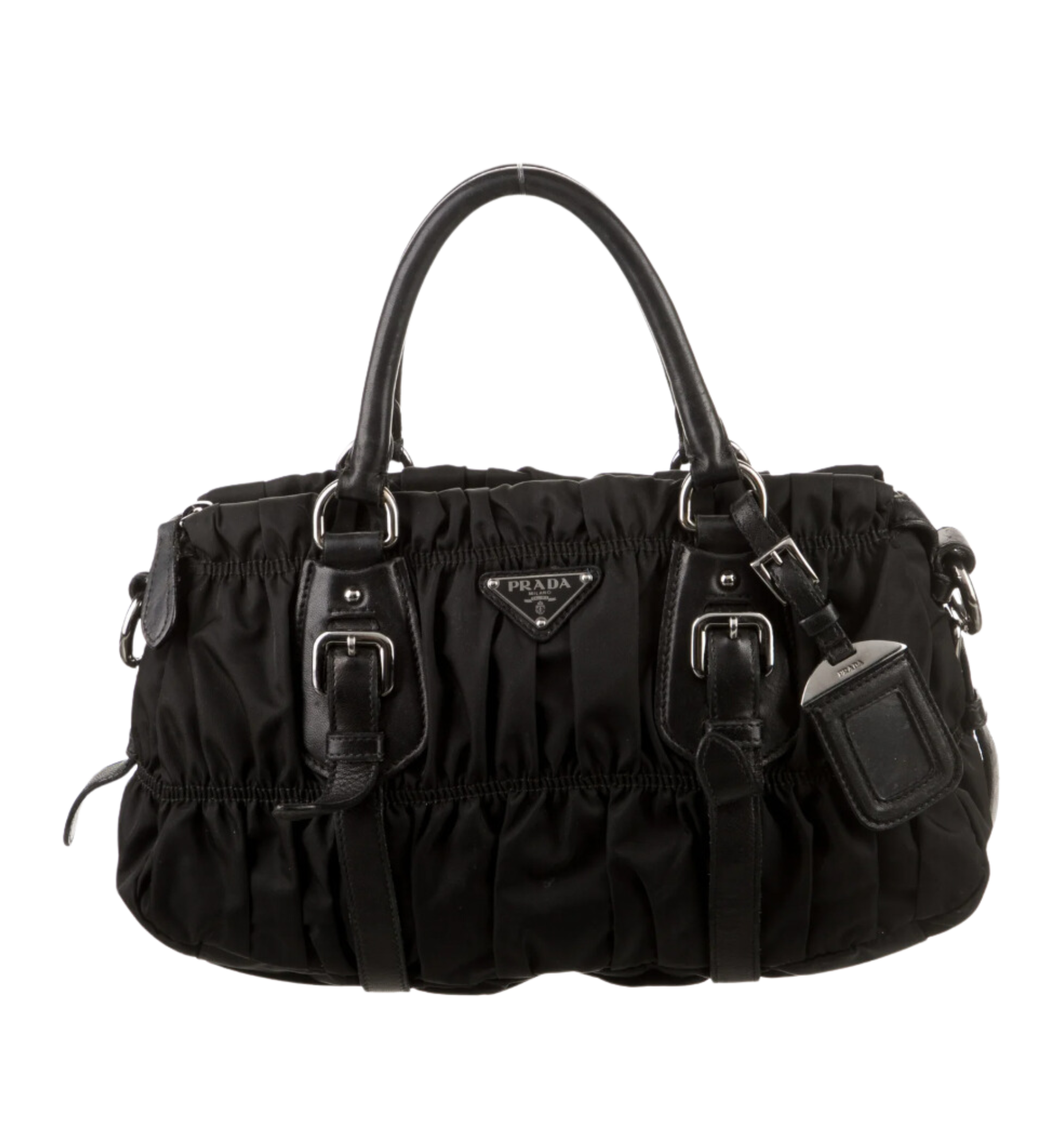 Prada Gaufre Top Handle Bag