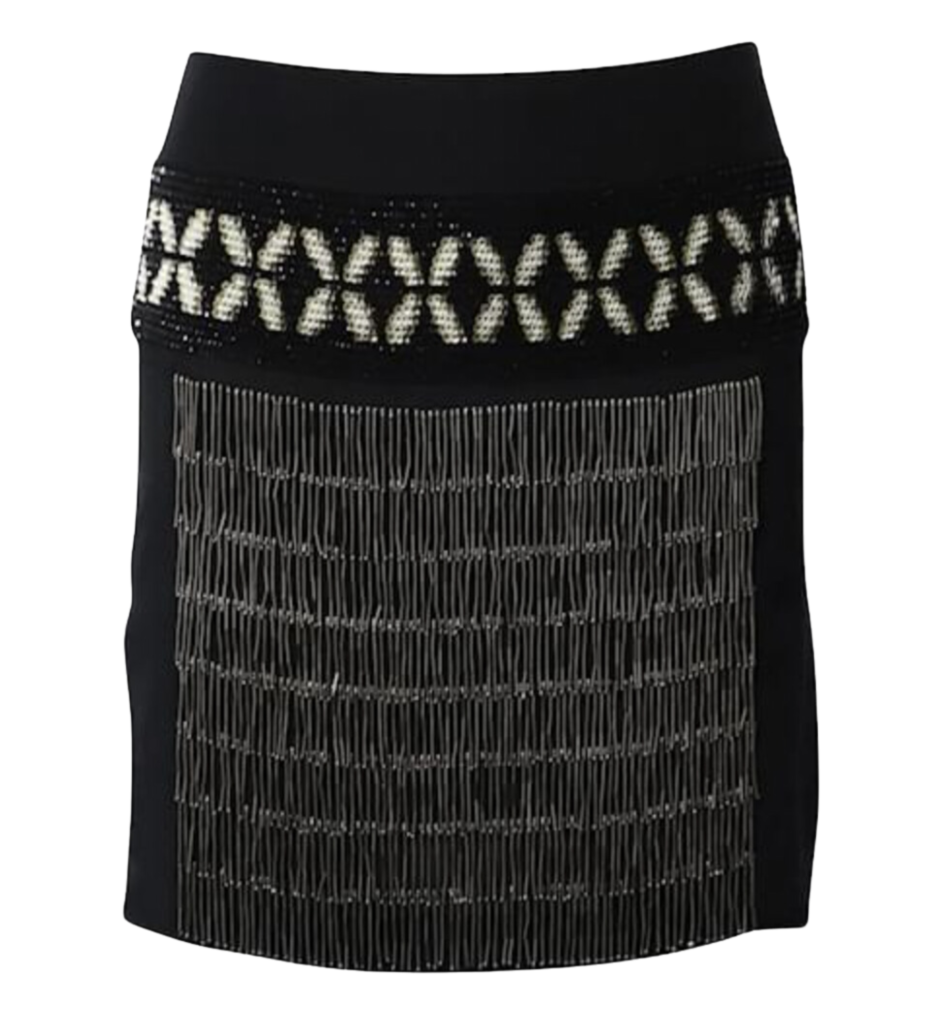 Philosophy Di Alberta Ferretti Beaded Pencil Skirt