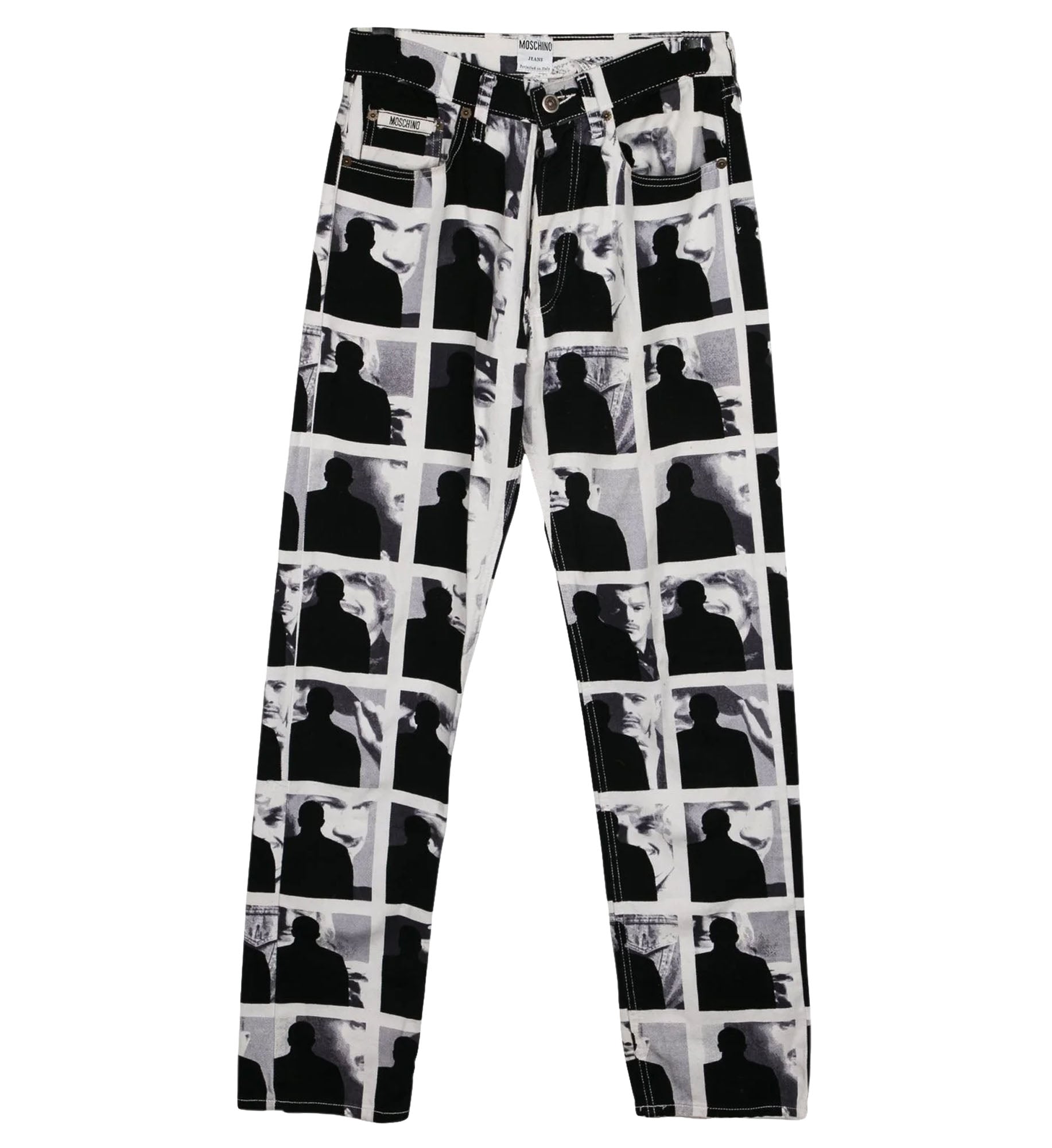 Moschino Jeans Dali Printed Straight Leg Jeans