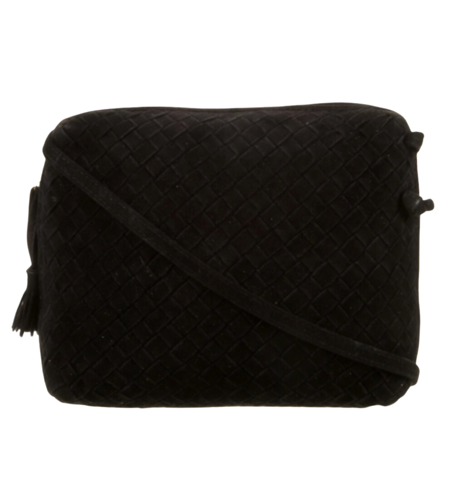 Bottega Veneta Suede Intrecciato Nodini Crossbody