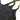 Chanel 1993 Black Gold Fishbone Leather Chain Dress CC Buttons