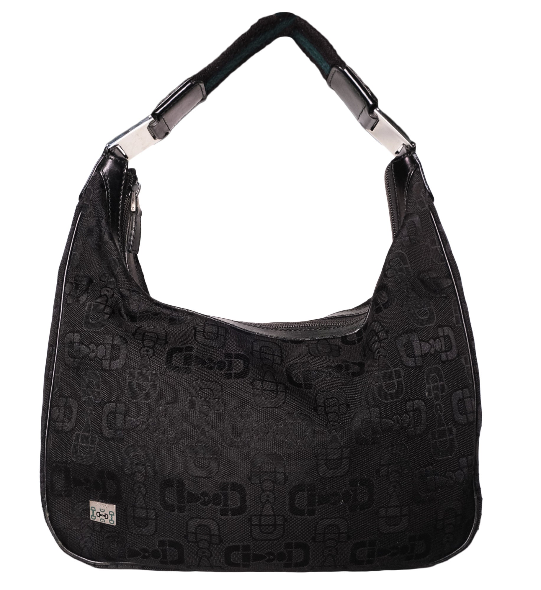 Gucci Horsebit Canvas Hobo