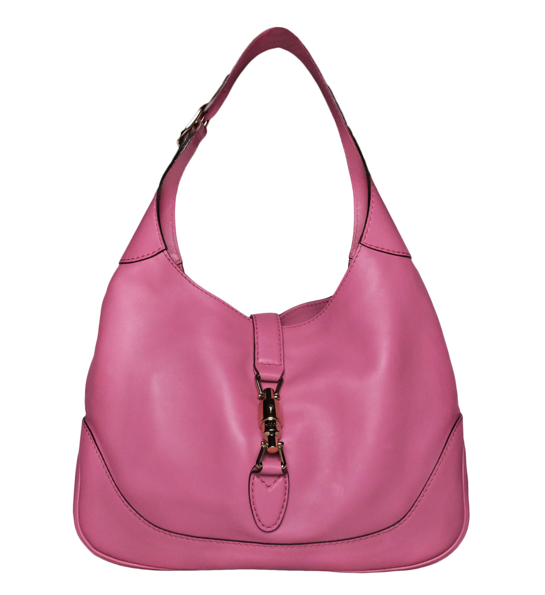 Gucci Pink Leather Jackie