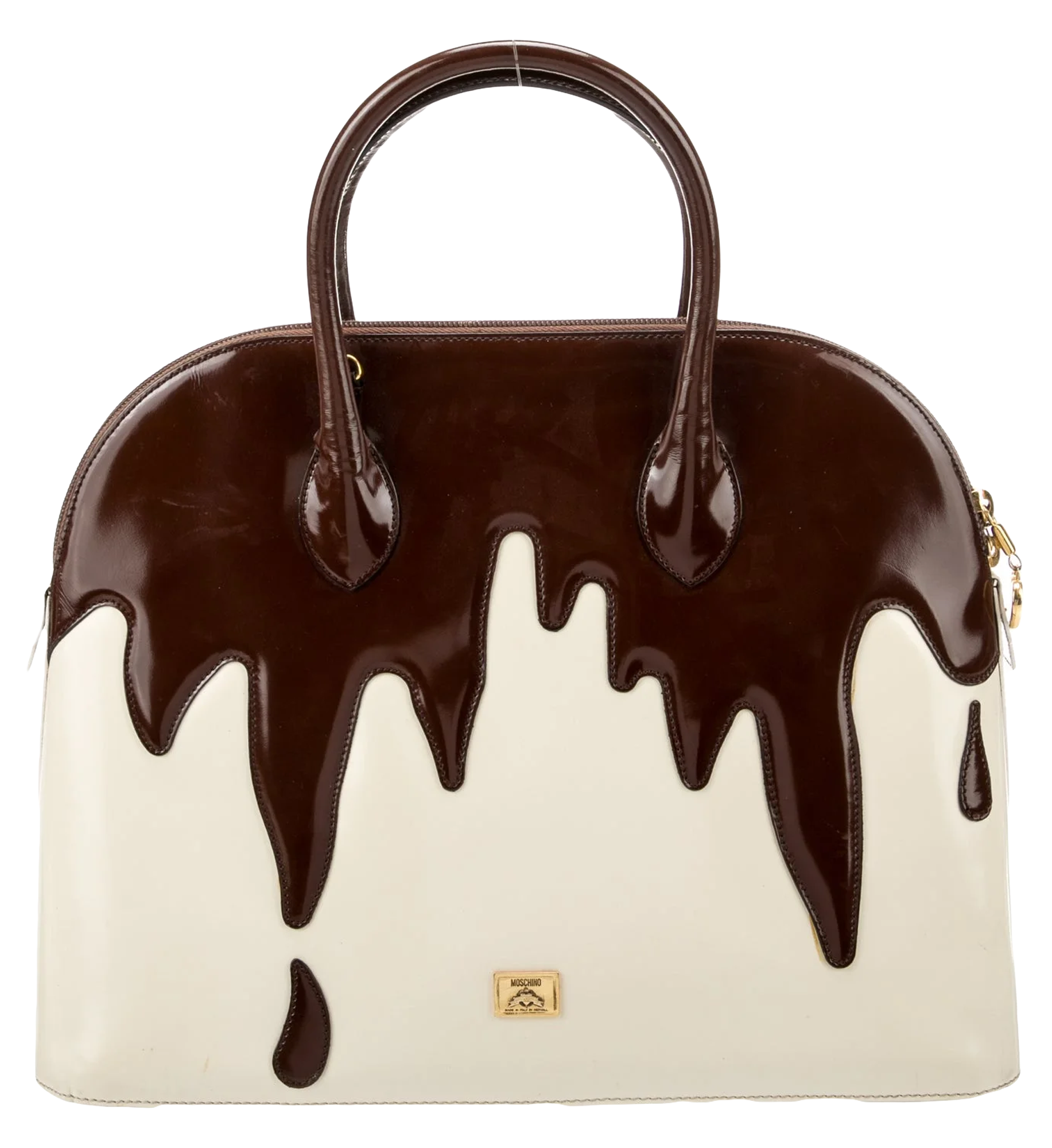 Moschino Chocolate-Drip Bag