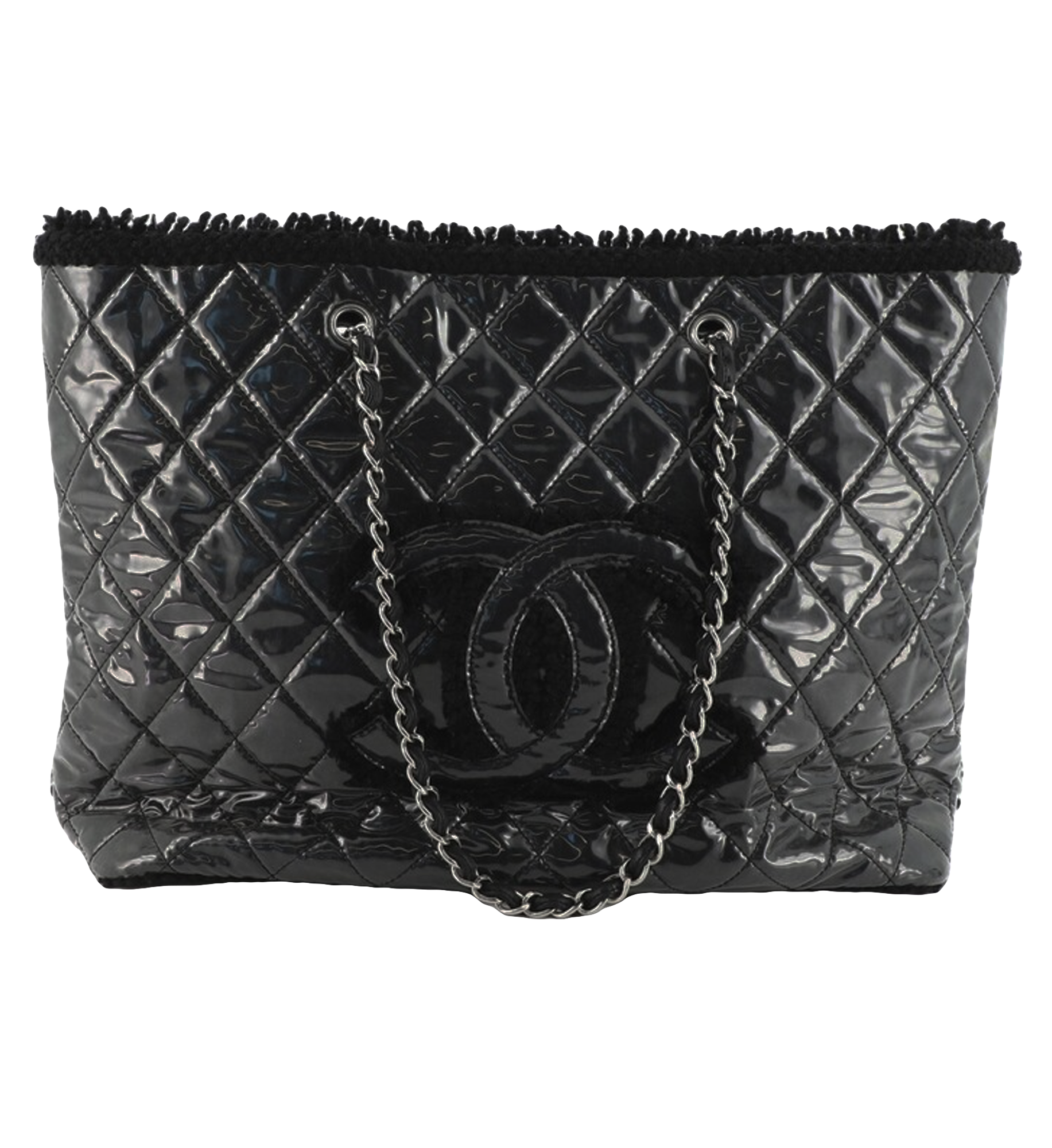 Chanel Tweed Quilted Large Tote