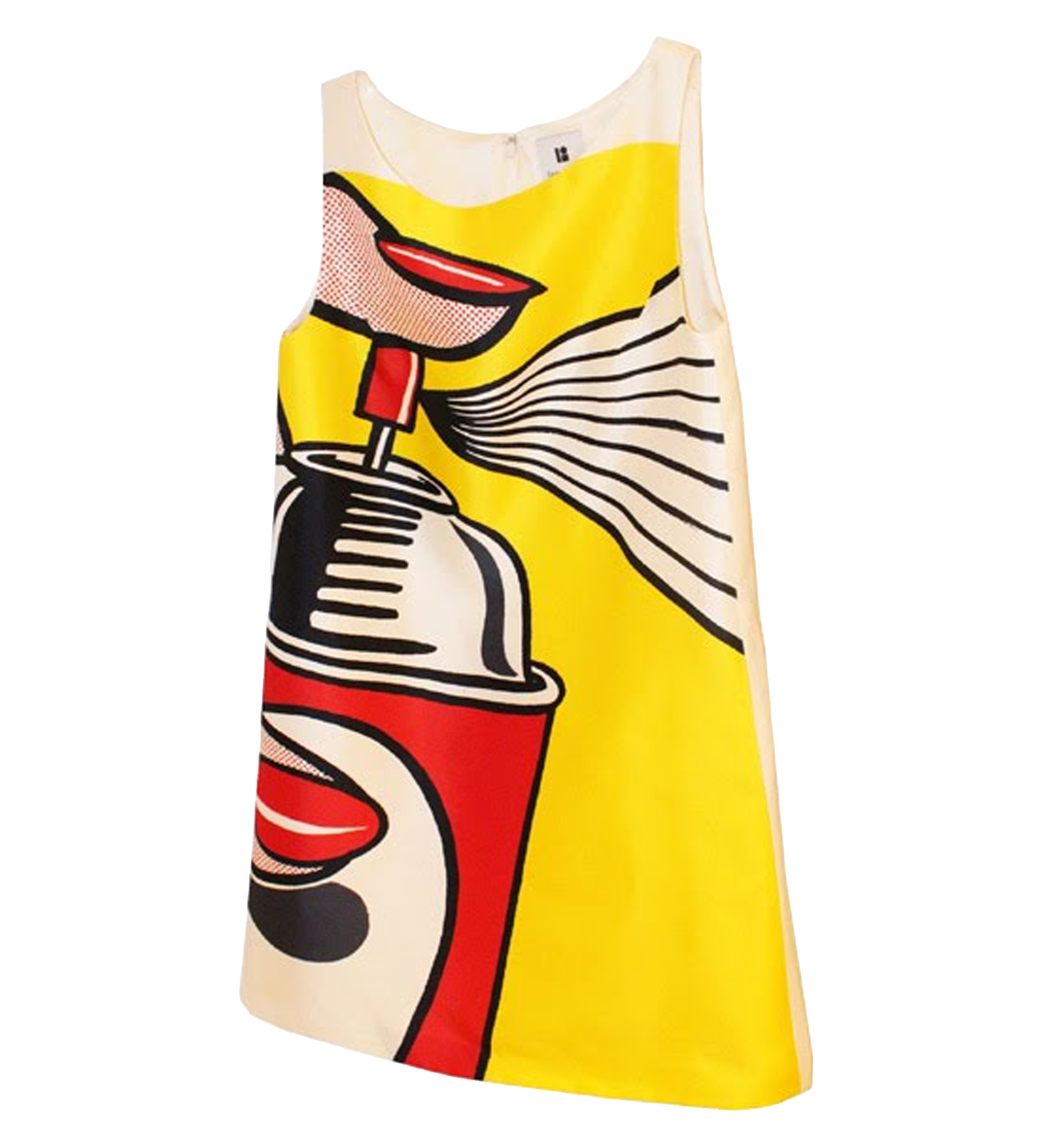 Lisa Perry x Roy Lichtensten Pop-Art Shift Dress