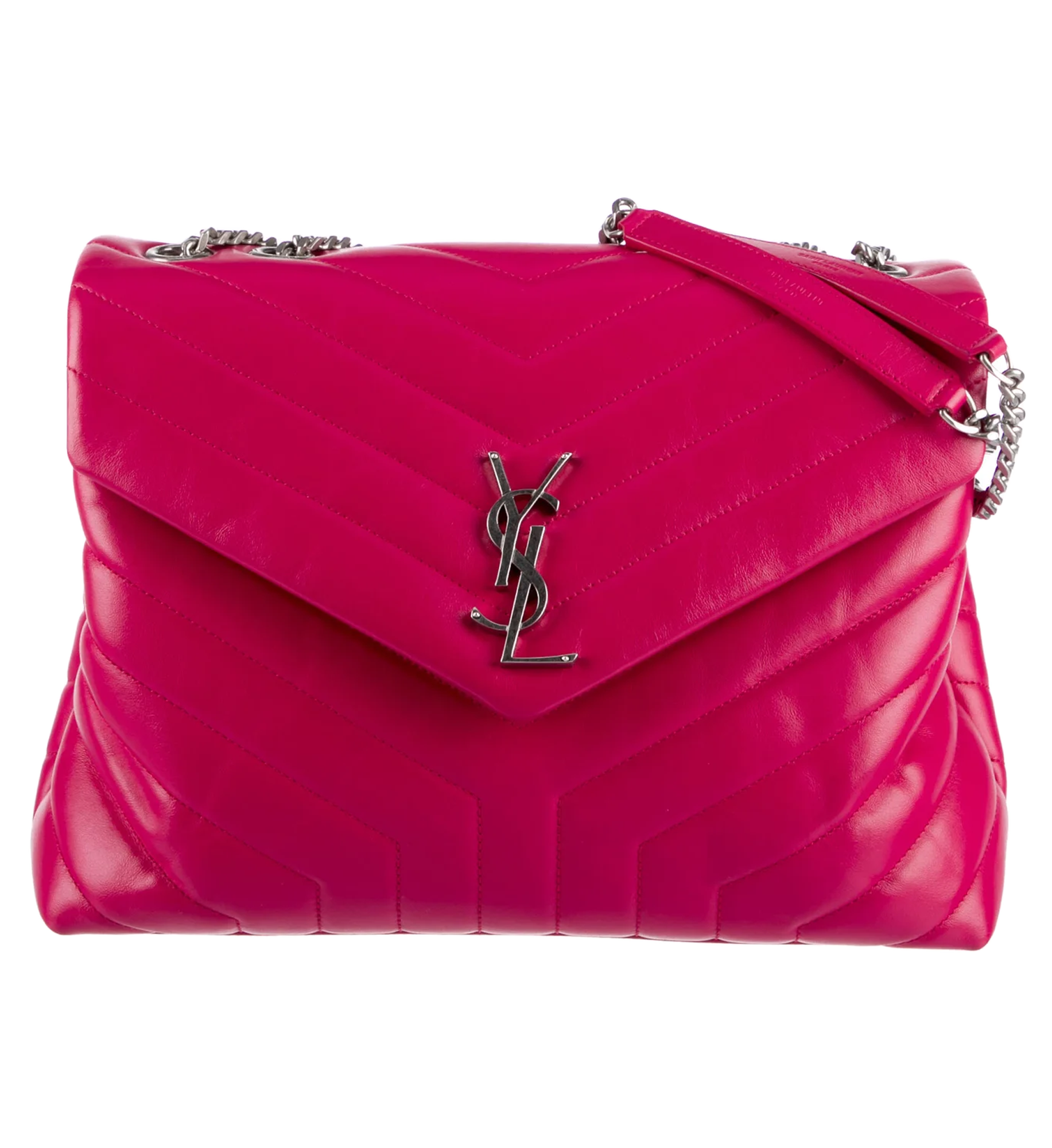 Yves Saint Laurent Loulou Fold-over Chain-Handle Shoulder Bag