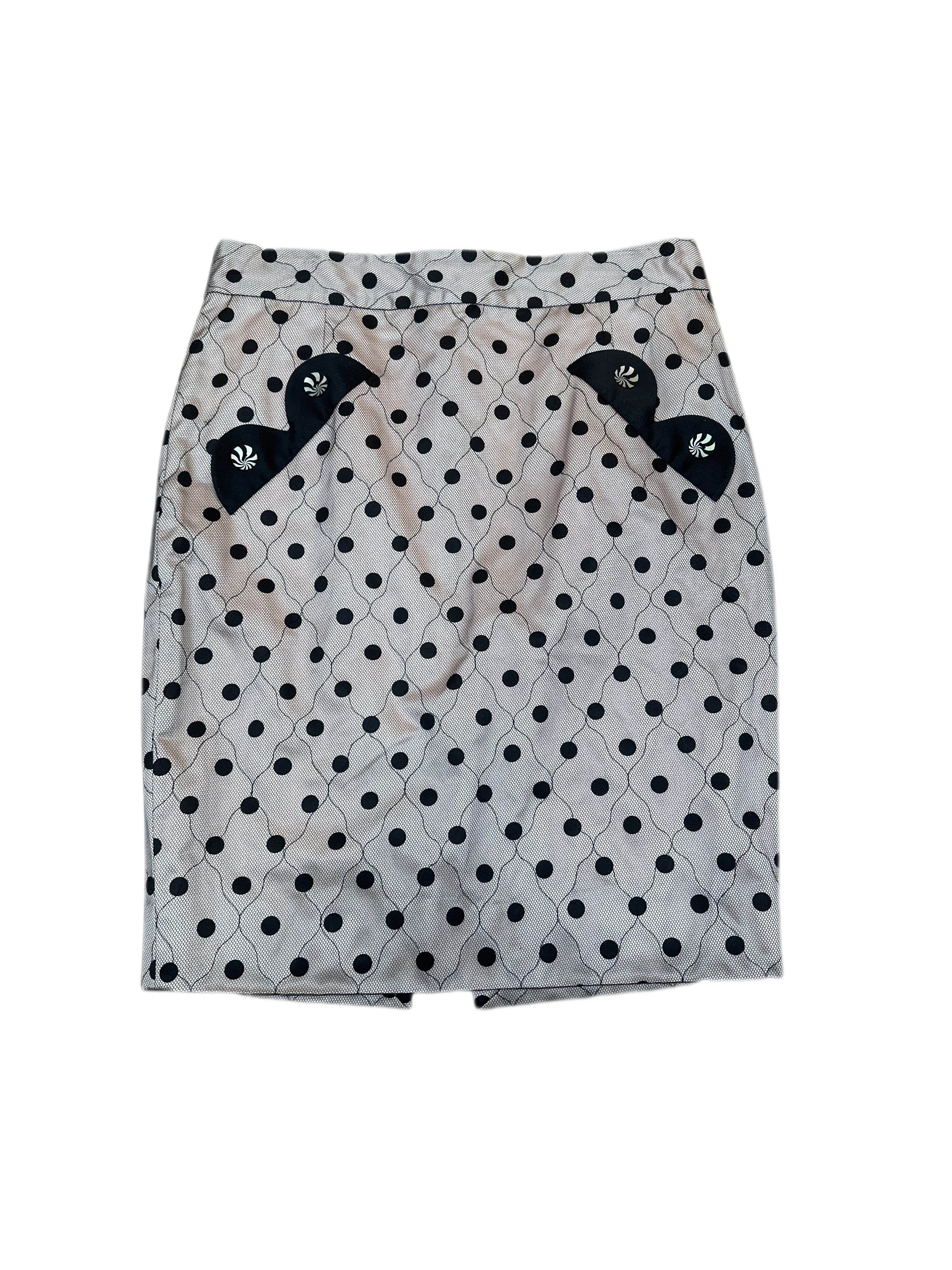 Marc Jacobs Polka Dot Tulle Quilted Pencil Skirt